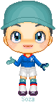 A character from (Ganbari Kickers) anime
