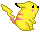 I made the line art from a picture of Picachu